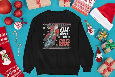Buy Motorcycle Christmas Jumper - Biker Christmas Jumper - Biker Christmas Gift • 21.99£