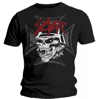 Buy Slayer Graphic Skull T-Shirt Gr.M Anthrax Kreator Exodus Sepultura Metallica • 23.63£