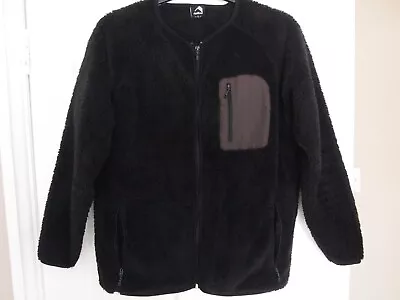 Buy Field Core Black Men Fleece Zip Jacket Size L • 16£