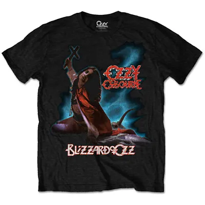 Buy Official Ozzy Osbourne T Shirt Blizzard Of Ozz Classic Rock Metal Black Sabbath • 16.28£