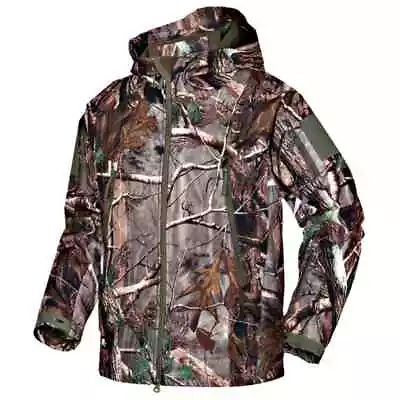 Buy Tactical Winter Jacket Men Army Camouflage Airsoft Coat Waterproof Windbreaker • 41.48£