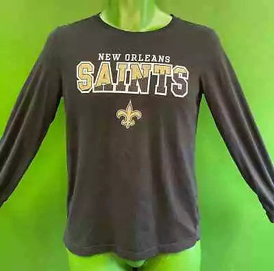 Buy NFL New Orleans Saints L/S Black T-Shirt Youth Medium 10-12 • 8.99£