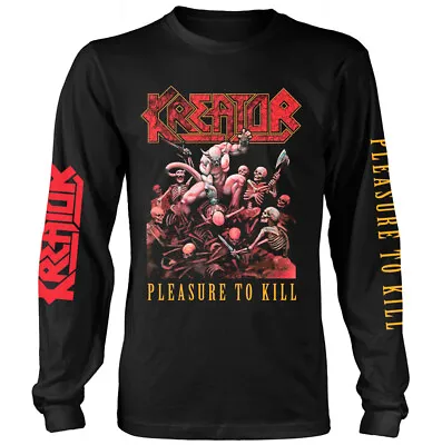 Buy Kreator Pleasure To Kill Long Sleeve Shirt S-XXL Official Thrash Metal Merch • 31.28£