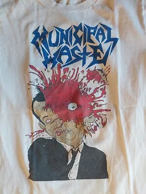 Buy Municipal Waste 2 Sided Shirt Small Thrash Metal Dri Hardcore Anthrax Vintage • 19.56£