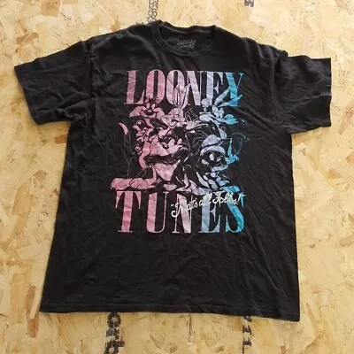 Buy Looney Tunes Graphic T Shirt Black Adult Large L Mens Summer • 11.99£