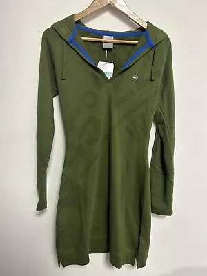Buy Nike Deadstock Women’s Green Hoody Jersey Dress XS XL  New With Tags 2004 • 49.99£