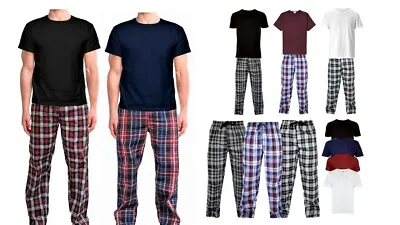 Buy Mens Short Sleeve Pyjama Set Pj T-Shirt Pyjamas Loungewear Nightwear Sleepwear • 10.98£
