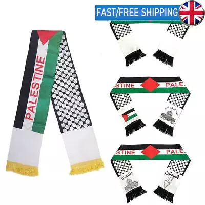 Buy Palestine Scarf Palestine Flag Scarf Palestinian National Flag Shawl 14*135cm • 5.19£