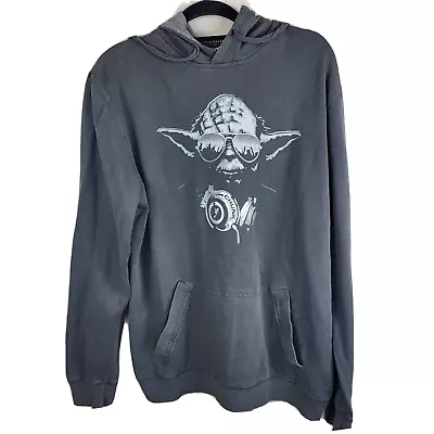 Buy Star Wars Chunk Hoodie Size S Men's Yoda Grey Pullover • 15.99£