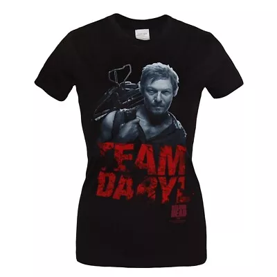 Buy The Walking Dead Team Daryl Baby Doll/Juniors Style T-Shirt NEW UNWORN • 14.46£