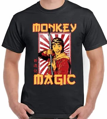 Buy MONKEY MAGIC T-SHIRT Mens Retro Chinese Fantasy TV Show 70's 80's Martial Arts • 10.99£