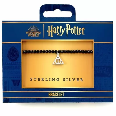 Buy Harry Potter Stone Bracelet Sterling Silver Charm Deathly Hallows Official Gift • 19.99£