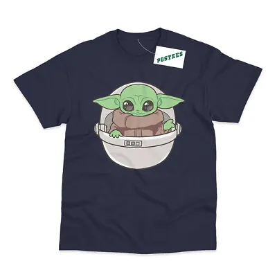 Buy Baby Yoda Crib Grogu Inspired By Star Wars The Mandalorian T-Shirt • 13.95£