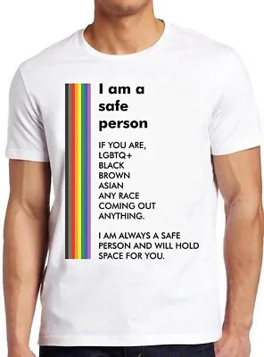 Buy I Am A Safe Person LGBTQ LGBT Pride Meme Cool Cult Movie Gift Tee T Shirt M787 • 6.35£