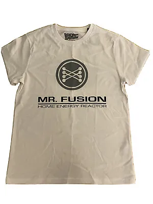 Buy Back To The Future Offical T-shirt White Mr Fusion Size Small With Tag • 7.80£