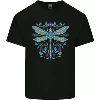 Buy A Floral Dragonfly Kids T-Shirt Childrens • 7.99£