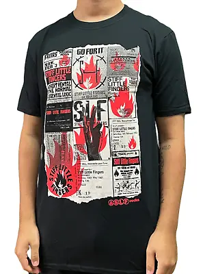 Buy Stiff Little Fingers Flyer Unisex Official T Shirt Brand New Various Sizes • 15.99£