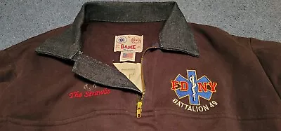 Buy NYFD Battalion  49  Heavy Duty Jacket Made For  UK Band Strawbs By Fan • 40£
