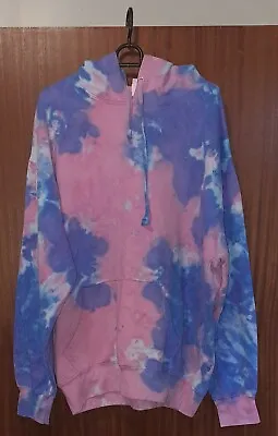 Buy Ladies Womens Plus Size Tie Dye Sweater Jumper Hoody Hoodie - Size 2XL • 18.99£
