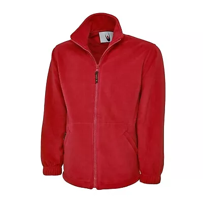 Buy Ladies Plain Classic Micro Fleece Jacket By MIG Size 6 To 32 - WOMENS WARM COAT • 19.99£