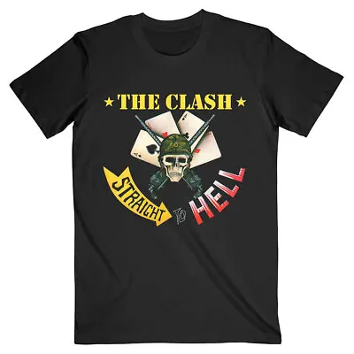 Buy The Clash T-Shirt Straight To Hell Band Official Black New • 15.95£