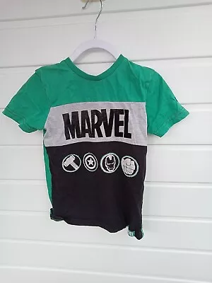 Buy George Marvel Boys T Shirt Aged 4-5yrs • 1.25£