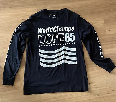 Buy Dope 1985 World Champs L/S Black Mens Size L • 11.38£