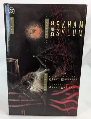 Buy Arkham Asylum HC W/DJ (DC, 1989) - First Printing - Vintage - Batman • 11.87£