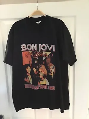 Buy Vintage 1996 Bon Jovi These Days European Tour T-shirt Graphic Front & Back XL • 34.99£