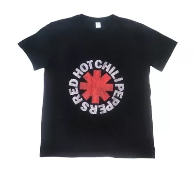 Buy Red Hot Chili Peppers Banf T-Shirt - Black - Size Large • 20£