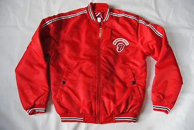 Buy Rolling Stones Embroidered Logo 2002/3 Red Tour Varsity Jacket New Official   • 99.99£