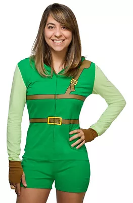 Buy IAM LINK Legend Of Zelda Romper Jumpsuit Pyjamas Costume LICENSED WOMAN L *NEW*  • 34.57£