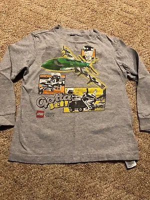 Buy Old Navy Collectabilities Gray Tee Youth Size XS Long Sleeve LEGO City • 1.20£