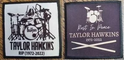 Buy Taylor Hawkins Rip 1972 - 2022 Drummer Foo Fighters Band Music Sew Iron On Patch • 5.99£