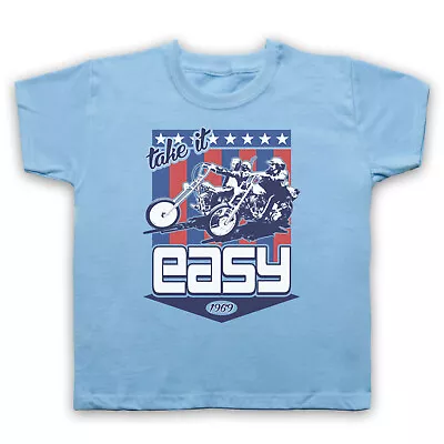 Buy Easy Rider 1969 Unofficial Motorcycle Chopper Film Kids Childs T-shirt • 16.99£