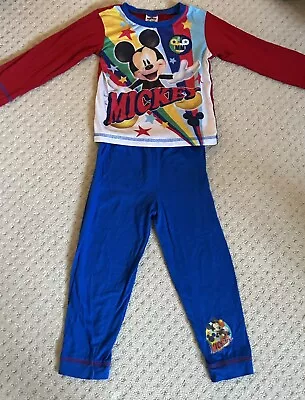Buy Disney Mickey And Friends Pyjamas Age 4-5 Years • 3£