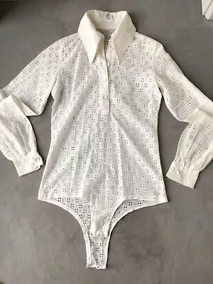 Buy Vintage 70s Christian Dior/Fantaisie Bodywear Bodysuit Current UK8, Fabulous! • 99.50£