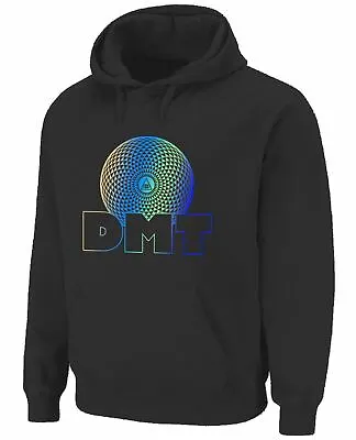 Buy DMT Gradient Blue Green Psychedelic Drug Pull Over Pouch Pocket Hoodie • 25.95£