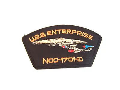 Buy STAR TREK U.S.S. ENTERPRISE (NCC-1701-D) Embroidered Cloth Patch • 2.25£