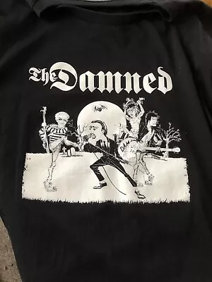 Buy The Damned T Shirt Size Medium Punk Rock Band Front & Back Print • 11.95£