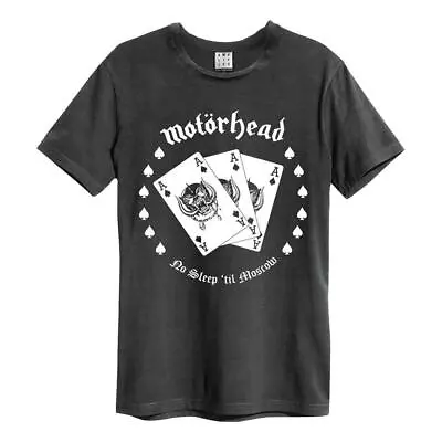 Buy Amplified Motorhead Ace Cards Mens Charcoal T Shirt Motorhead Classic Tee Shirt • 19.99£