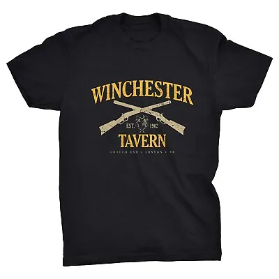 Buy Winchester Tavern Shaun Of The Dead Inspired Retro Zombie Horror T-Shirt • 14.99£