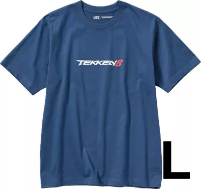 Buy UNIQLO UT Fighting Game Legends TEKKEN Title Logo T-shirt Blue Size L Cotton New • 36.13£