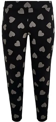 Buy Bnwt Torrid Plus Size 2 (18/20) Heart Valentine Premium Leggings Cotton Spandex • 24.51£