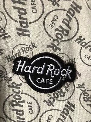 Buy Hard Rock Cafe Hoodie Small Mens White Grey London  Full Zip All Over • 10£