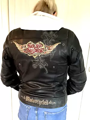 Buy Ladies Genuine Harley Davidson Jacket Size S • 50£