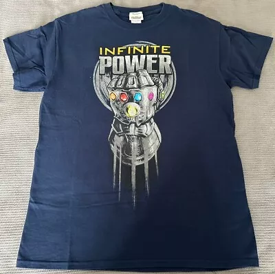 Buy Marvel Avengers: Infinity War - Infinite Power T-shirt Men’s (Medium) - Blue • 3£