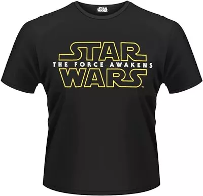 Buy Officially Licensed Star Wars The Force Awakens Men's Black T-Shirt • 15.95£