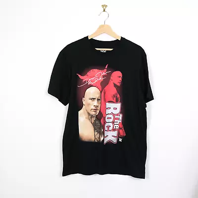 Buy Dwayne The Rock Johnson Shirt Adult Mens WWE Wrestling To Fit  L / XL Mens • 17.50£