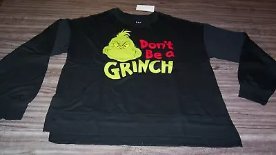 Buy WOMEN'S TEEN THE GRINCH WHO STOLE CHRISTMAS Crew Sweatshirt LARGE NEW W/ TAG • 28.42£